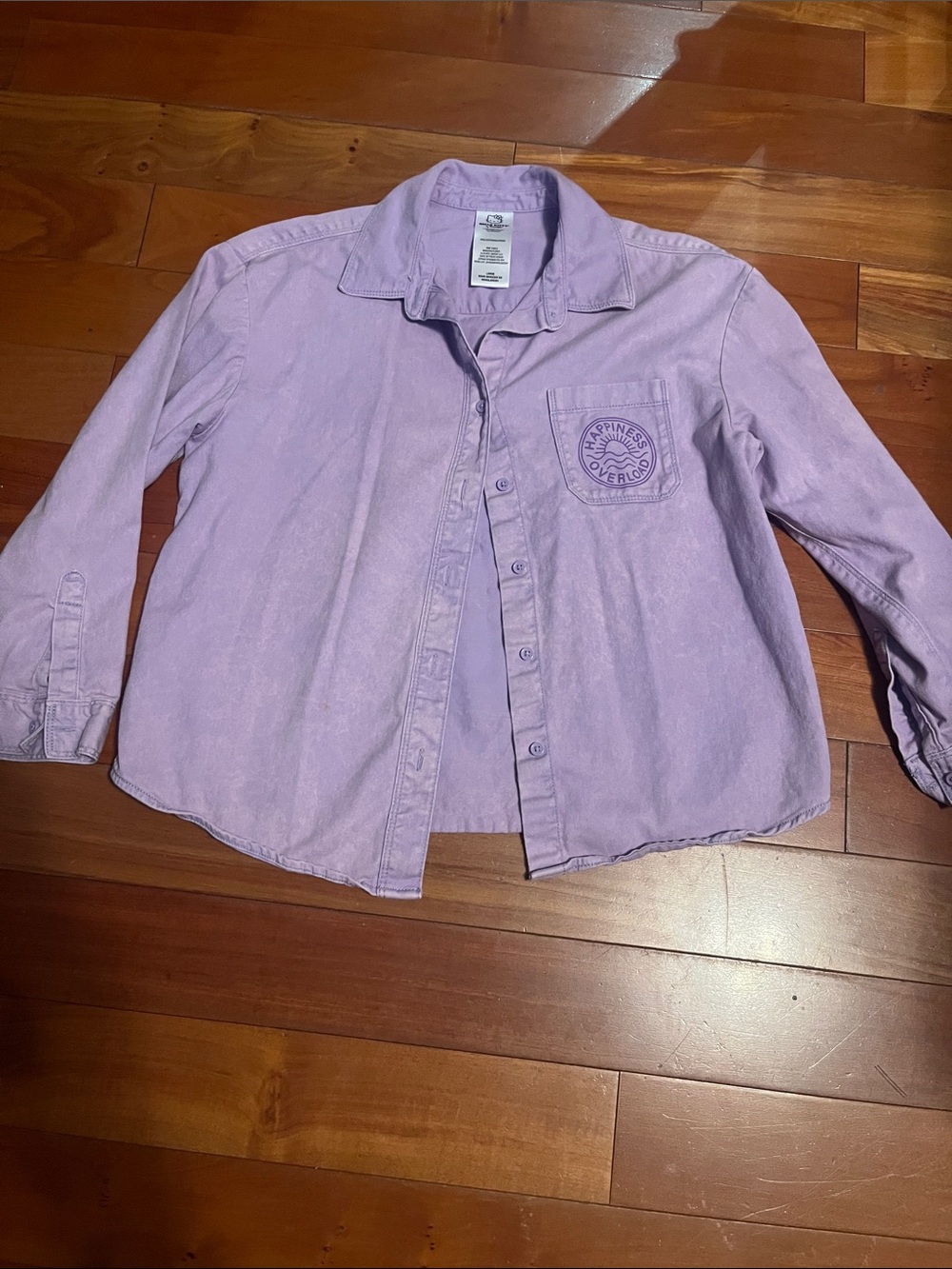Hello Kitty denim button down